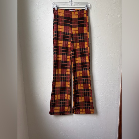 Urban Outfitters Bryn Pull-On Flare Pants - Size Small Retro Stretch Flare - Picture 5 of 11